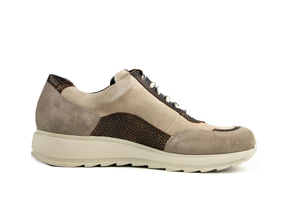 Durea Sneaker Walnoot Brons Seppia K