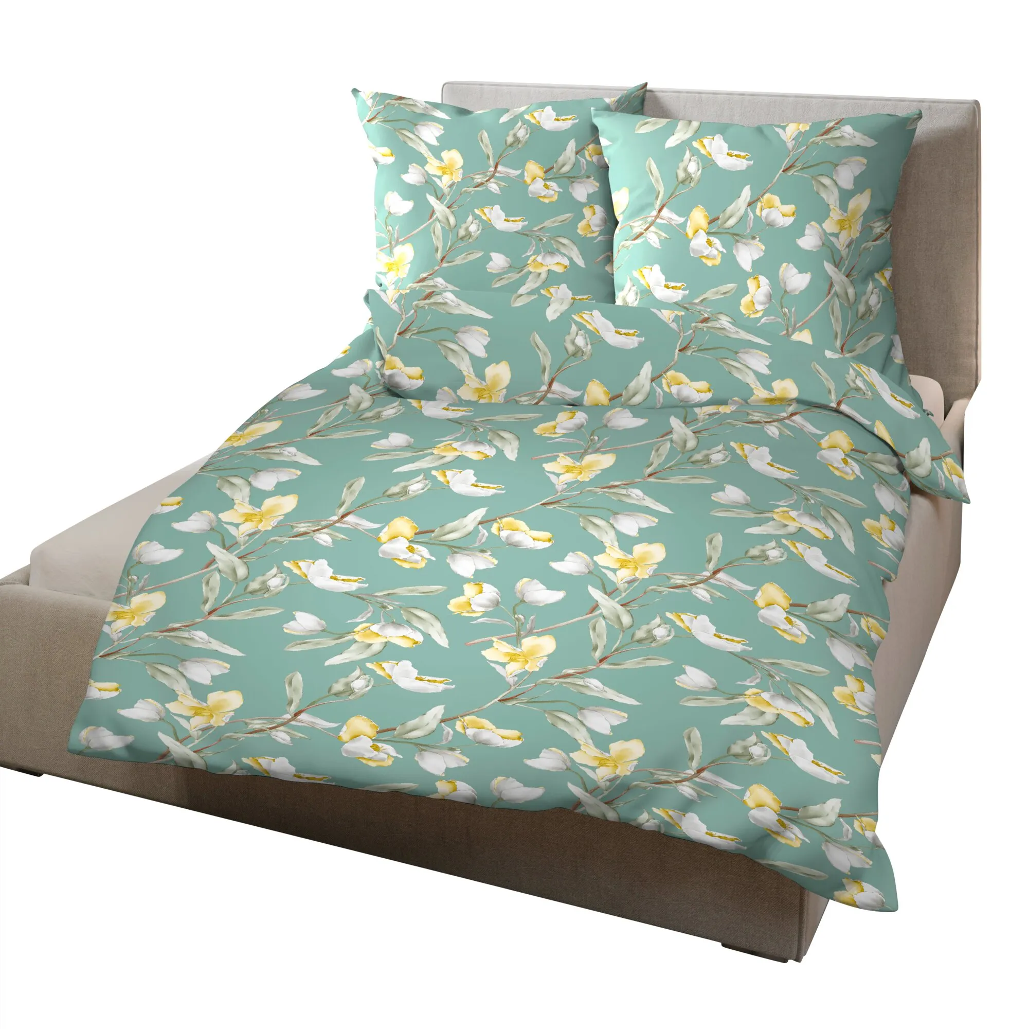 Mikrofaser-Bettwäsche in modernen Designs