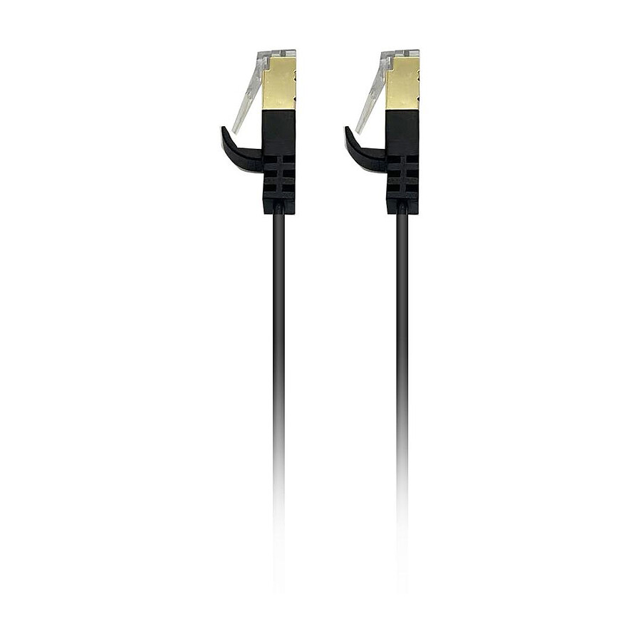 Textorm Câble RJ45 Plat CAT 8.1 U/FTP (noir) - 2 m