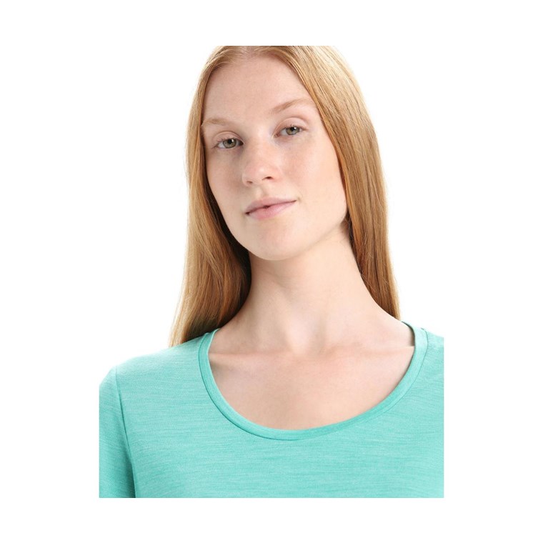 Icebreaker Sphere II SS Scoop Tee Women Fresh Heather