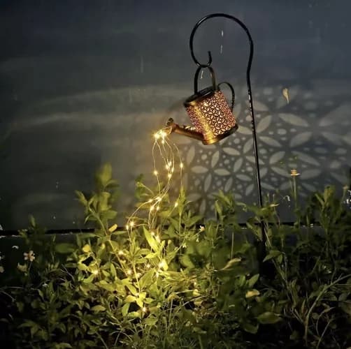 Lyslykt Vannkanne med LED – Hagebelysning