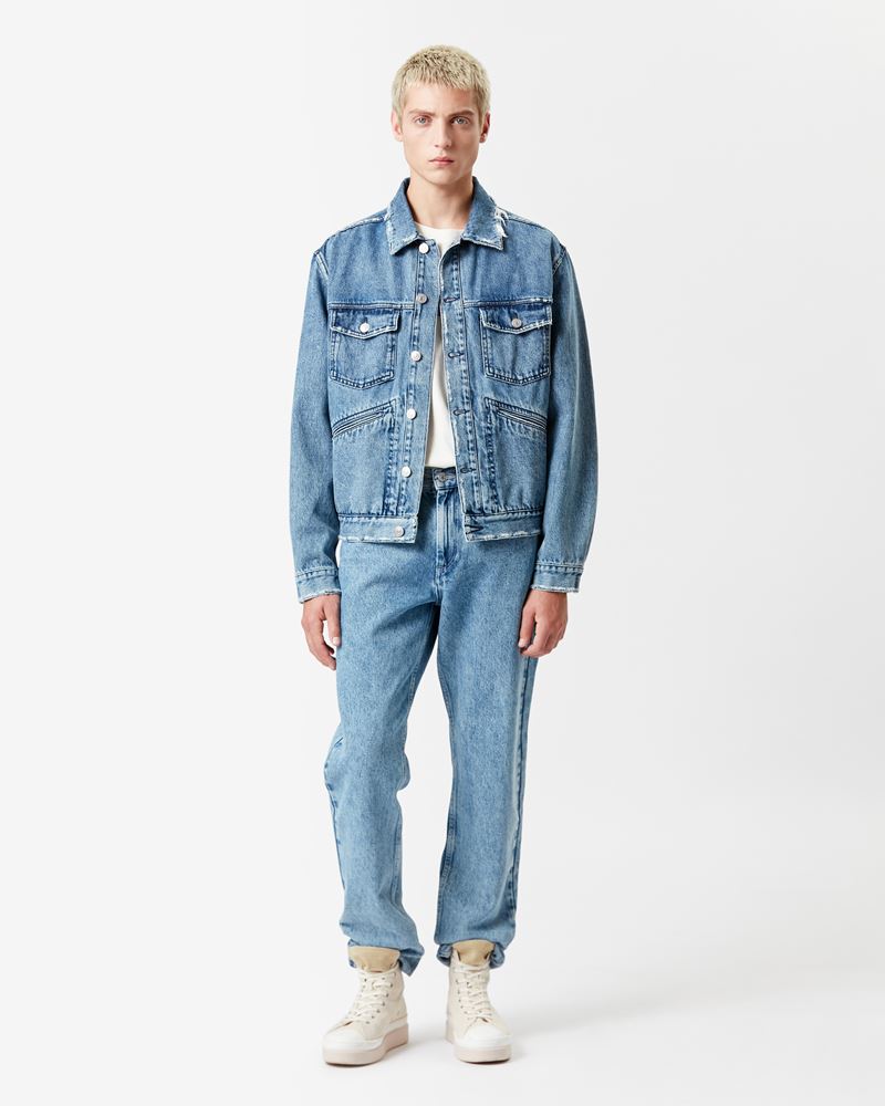 VESTE EN DENIM BRODÉ JANGO