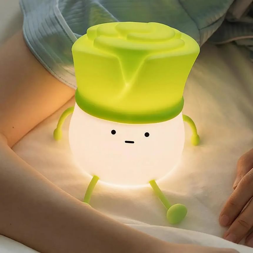 HOMTEC - Groene ui USB oplaadbare nachtlamp