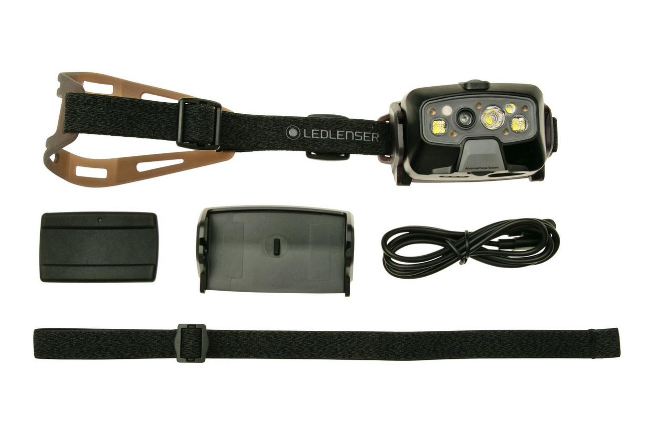 Ledlenser HF8R Core oplaadbare hoofdlamp met bluetooth, zwart, 1600 lumen