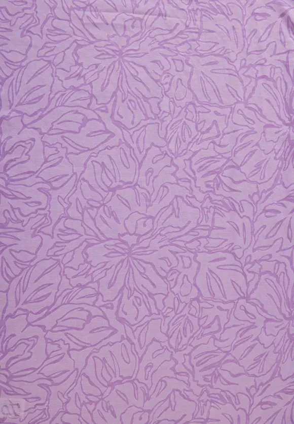 Loop mit Ausbrenner Print - sporty lilac