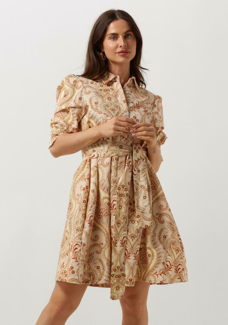 EST\\'SEVEN creme est'seven mini jurk elise dress