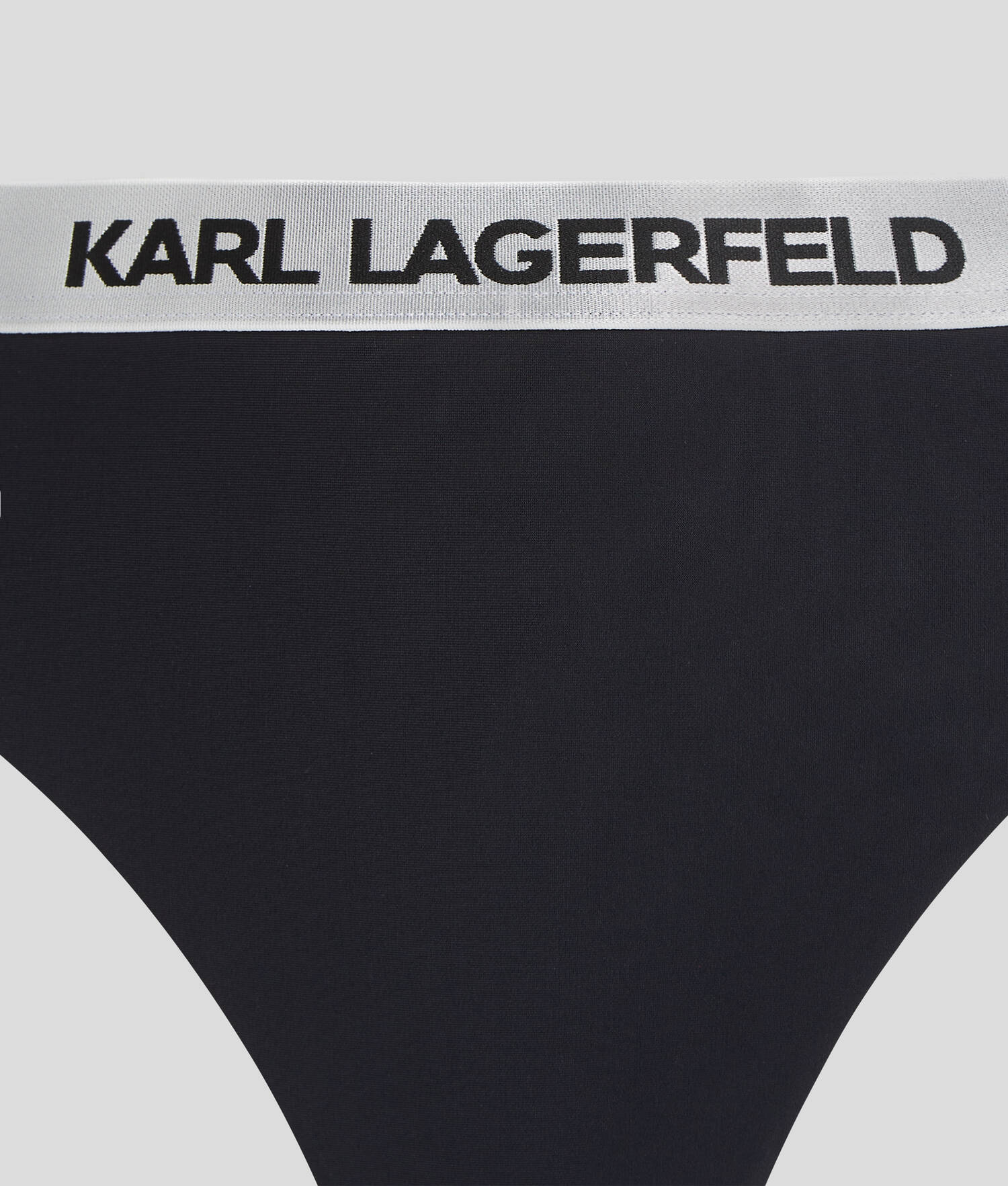 BAS DE BIKINI TAILLE HAUTE AVEC LOGO KARL