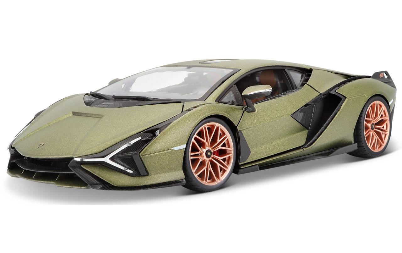 Lamborghini Sian FKP 37 Grün 1:18Sammlermodell im Massstab 1:18