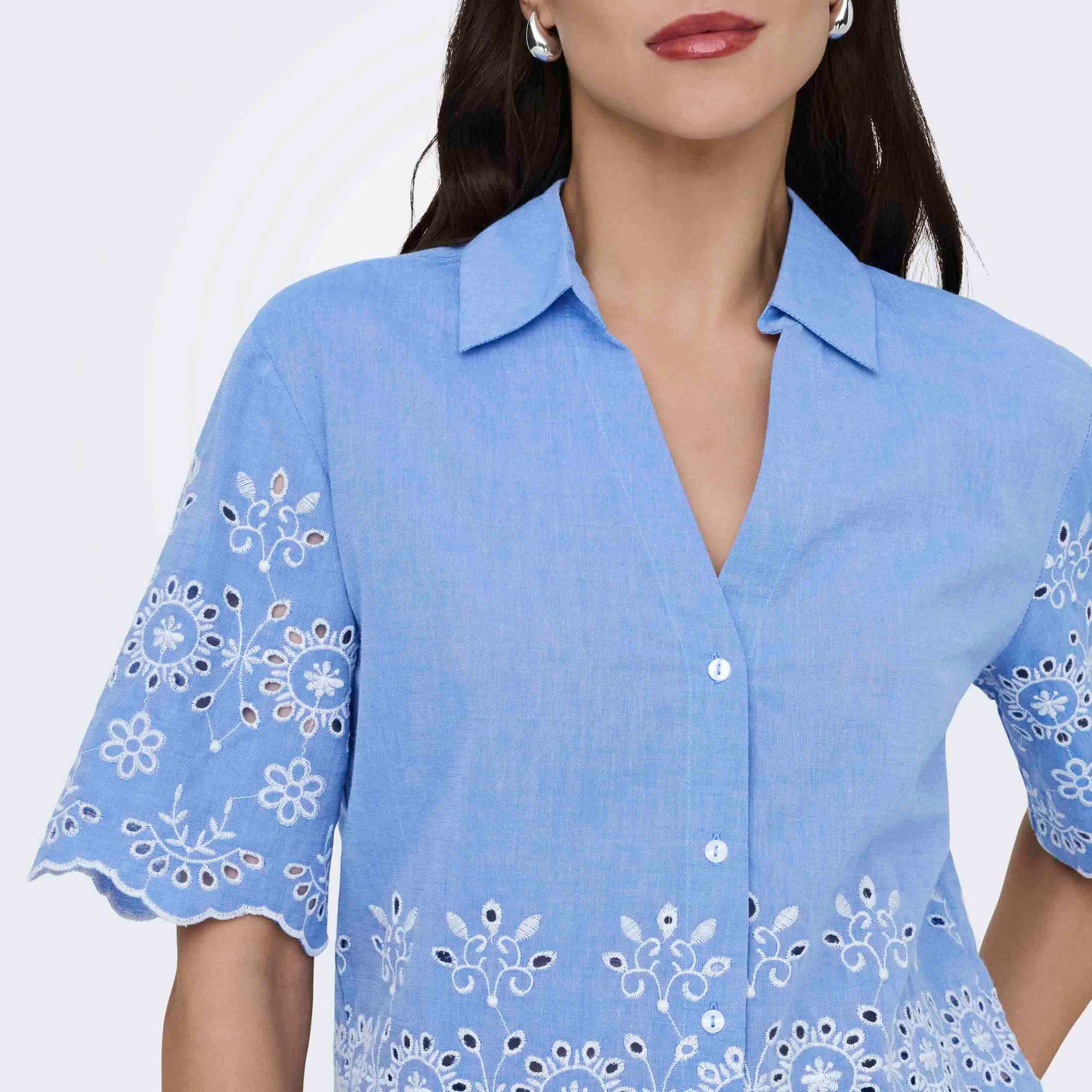 Chemise Femme bleu ciel
