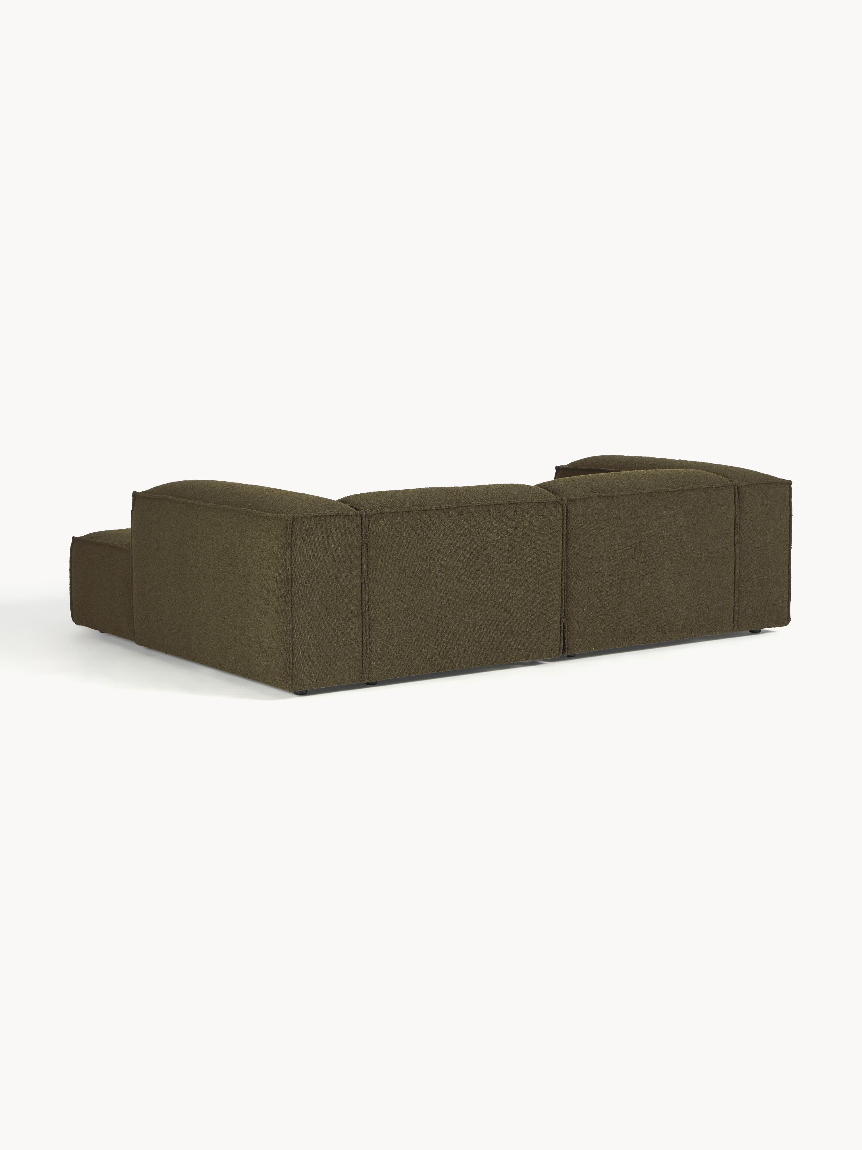Bouclé modulaire hoekbank Lennon (2-zits)