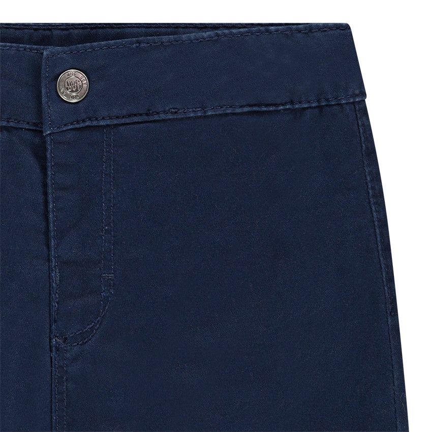 Pantalon fitté en twill uni pour bébé garçon - Bleu marine