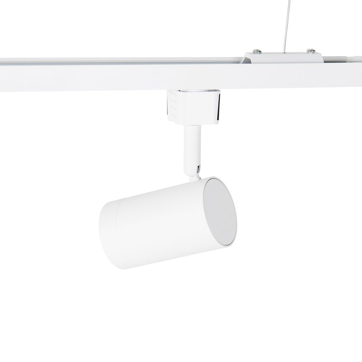 Modern hangend railsysteem met 5 spots wit 1-fase  - Iconic Jeana