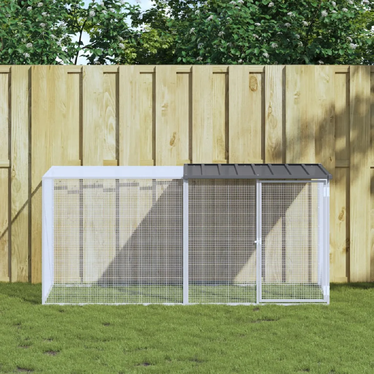 vidaXL Poulailler avec toit - Anthracite