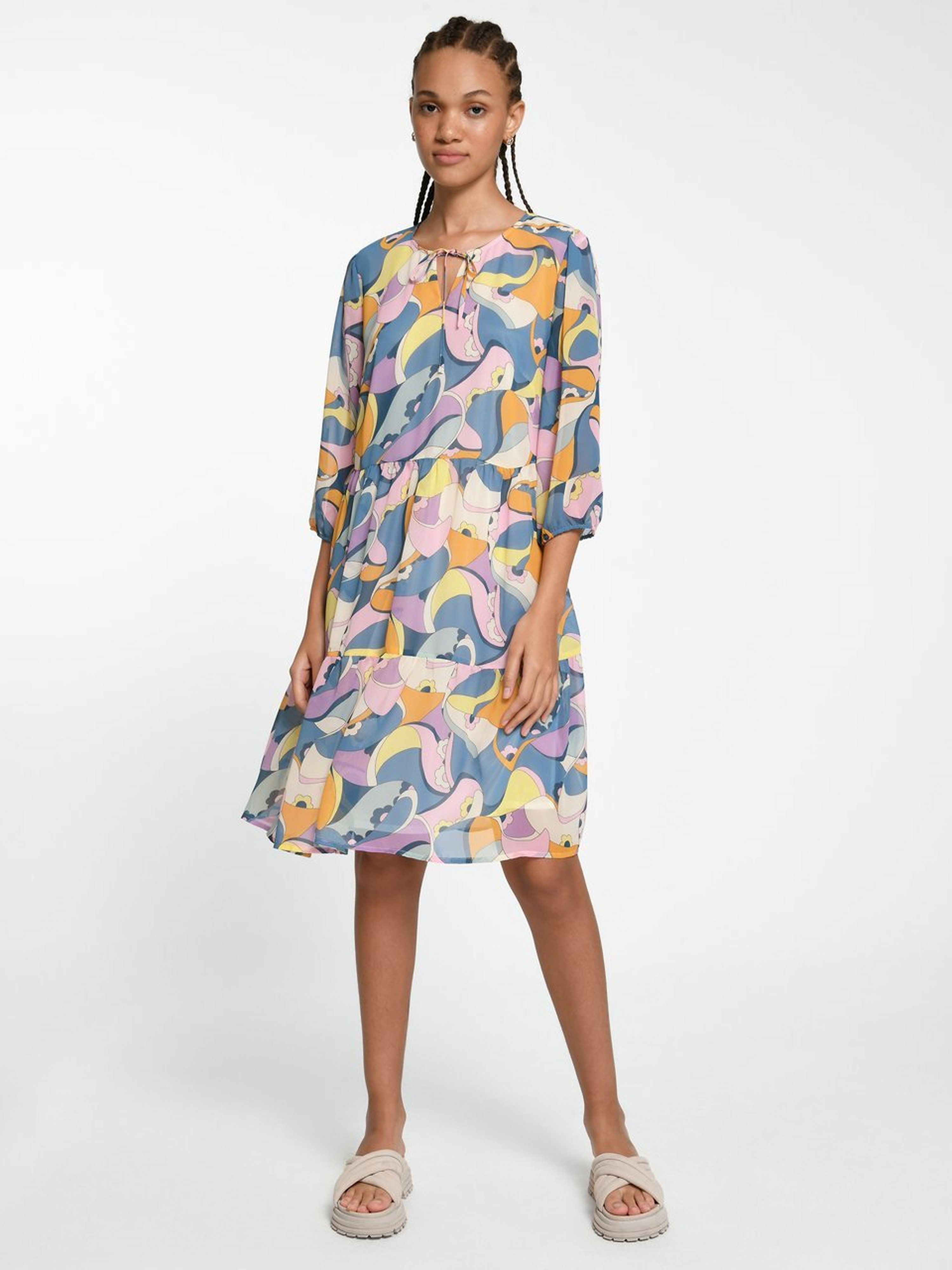 Kleid mit 3/4-Arm