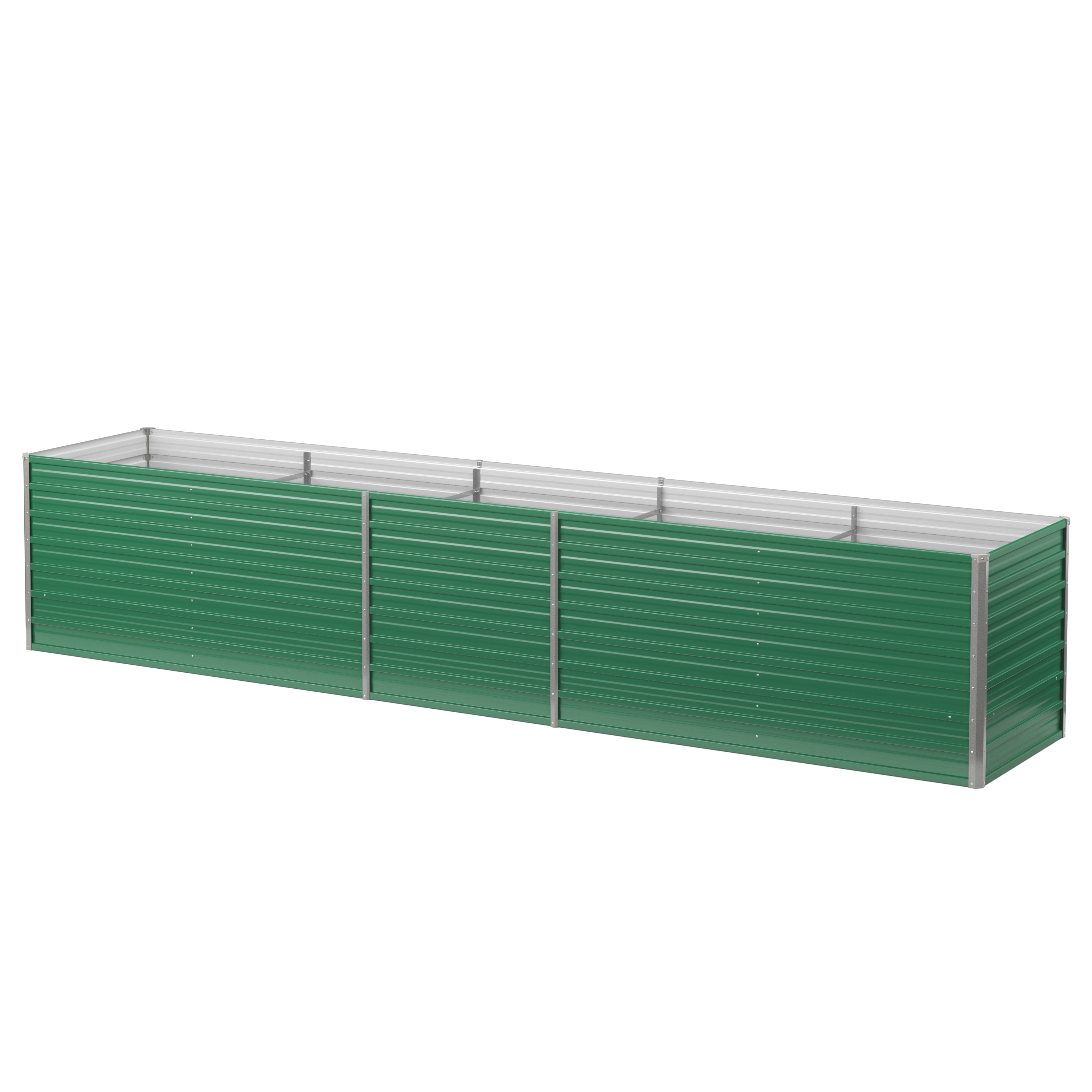 Hochbeet Stahl 400 x 80 x 77 cm