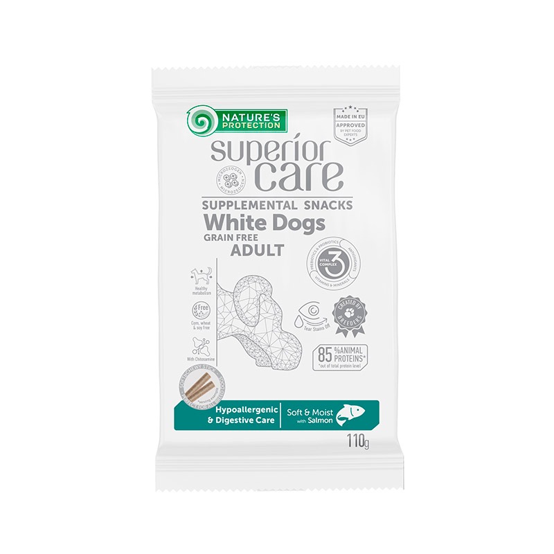 Nature's Protection Snack de Salmão Hipoalergênico e Digestivo Sem Grãos 110g