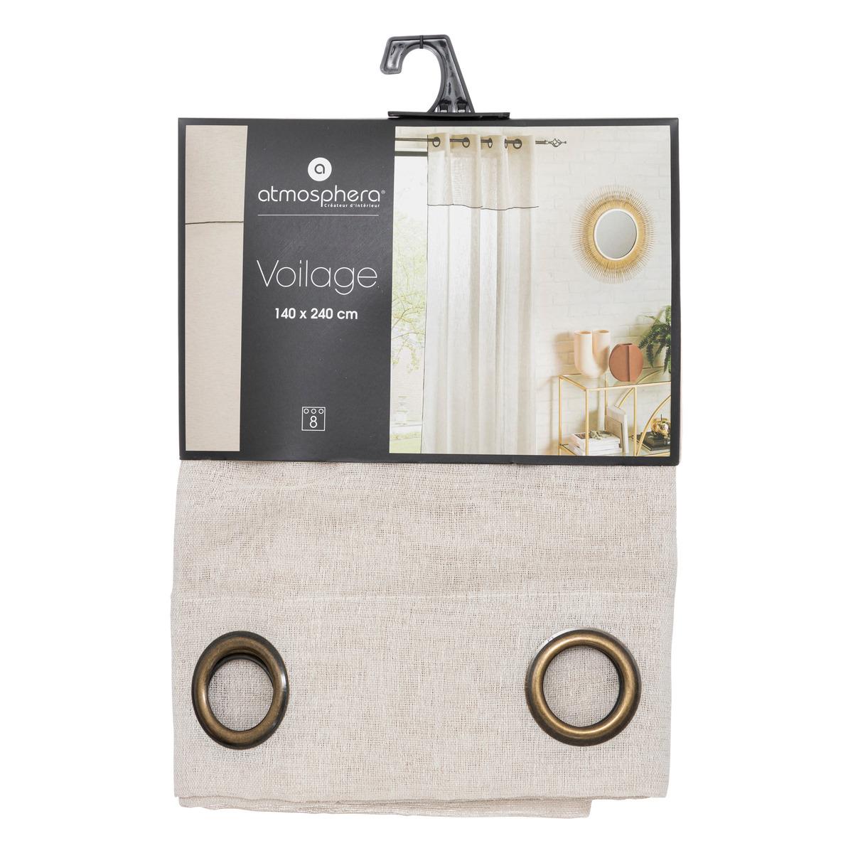 VOILAGE FRED VOLANT LIN 140X240CM