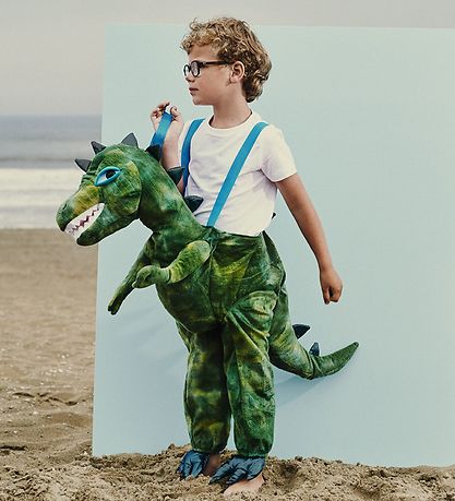 Souza Udklædning - Tyrannosaurus Rex - Ride On -  Grøn