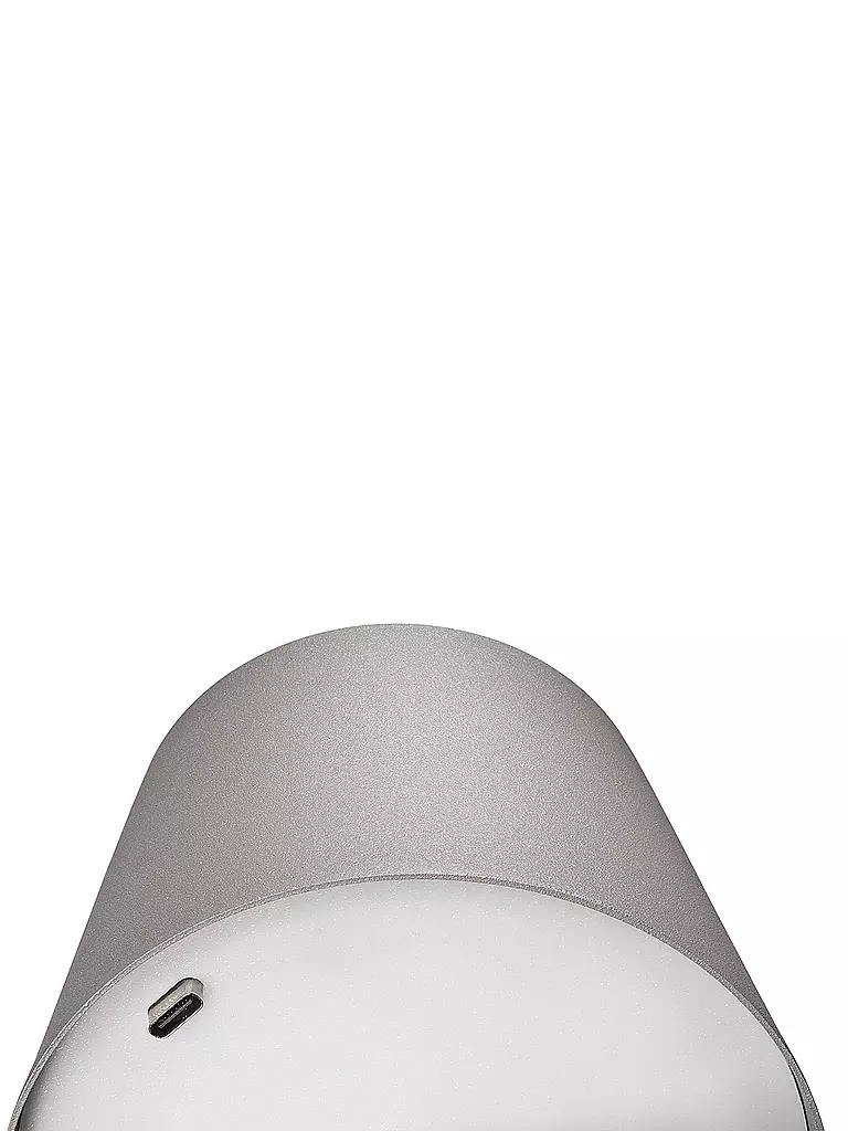 CILIO LED-Flaschenlampe LUCE 13,5cm Grau  grau