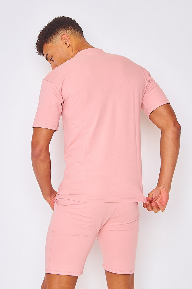 Ensemble rose t-shirt + short