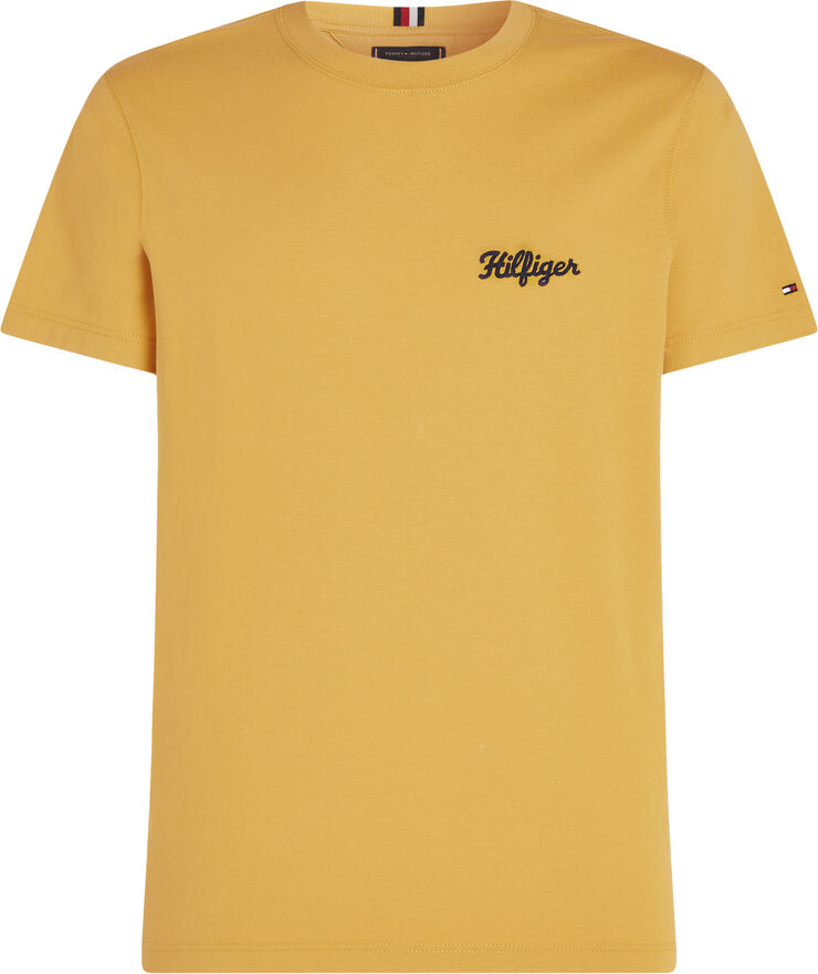 Tommy Hilfiger HILFIGER CHAINSTITCH TEE City yellow