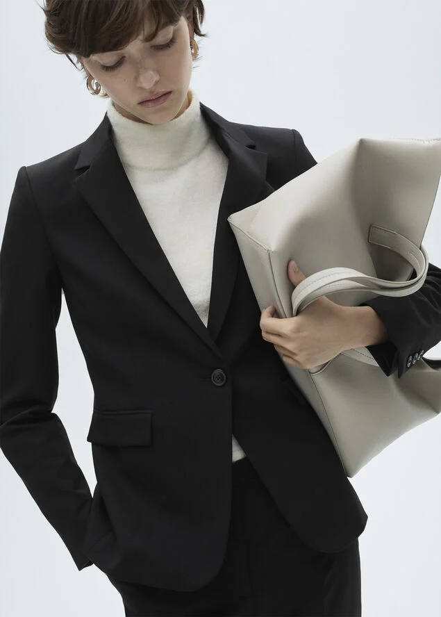MANGO BLAZER. -- BOREAL Black