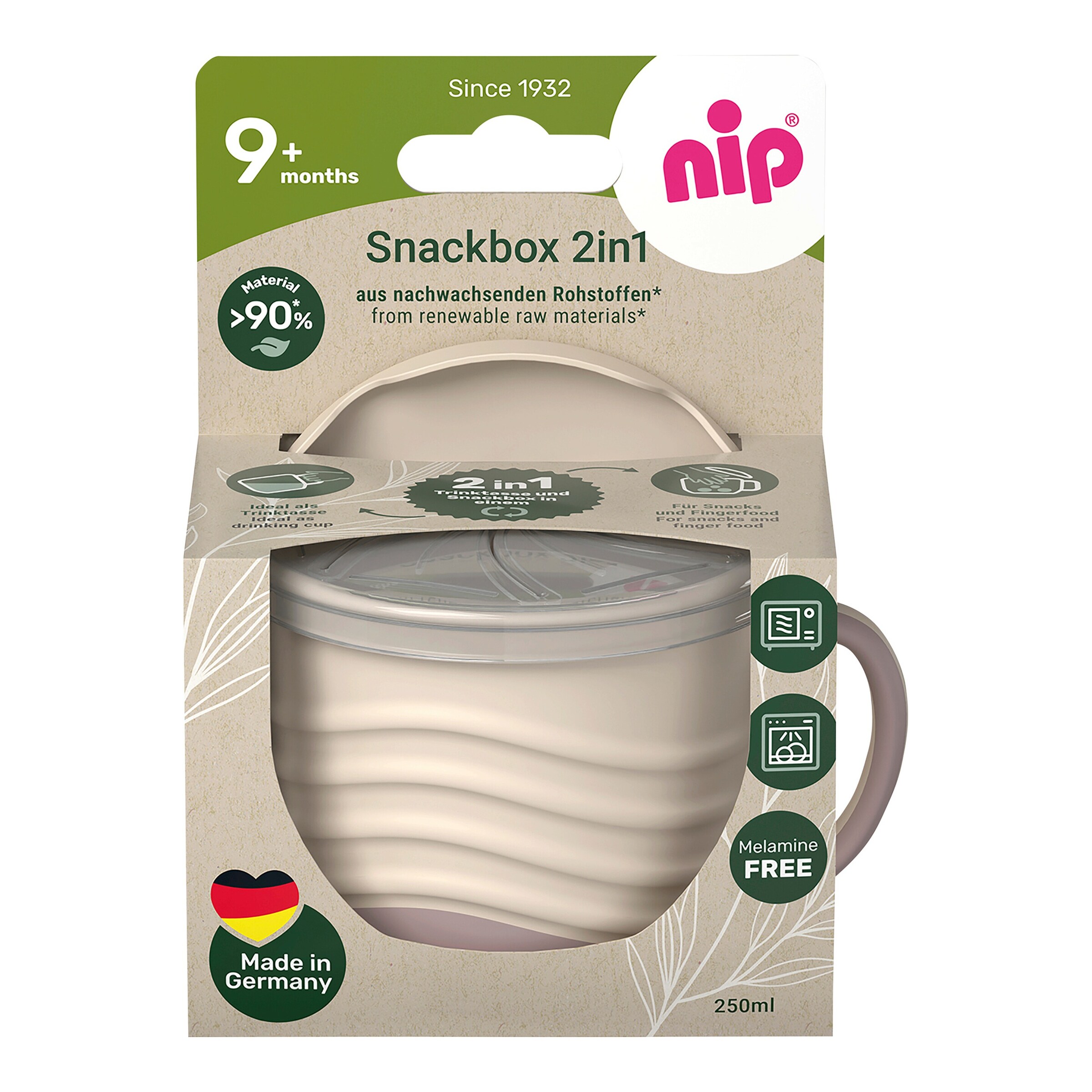 nip Snackbowl 2in1 lila