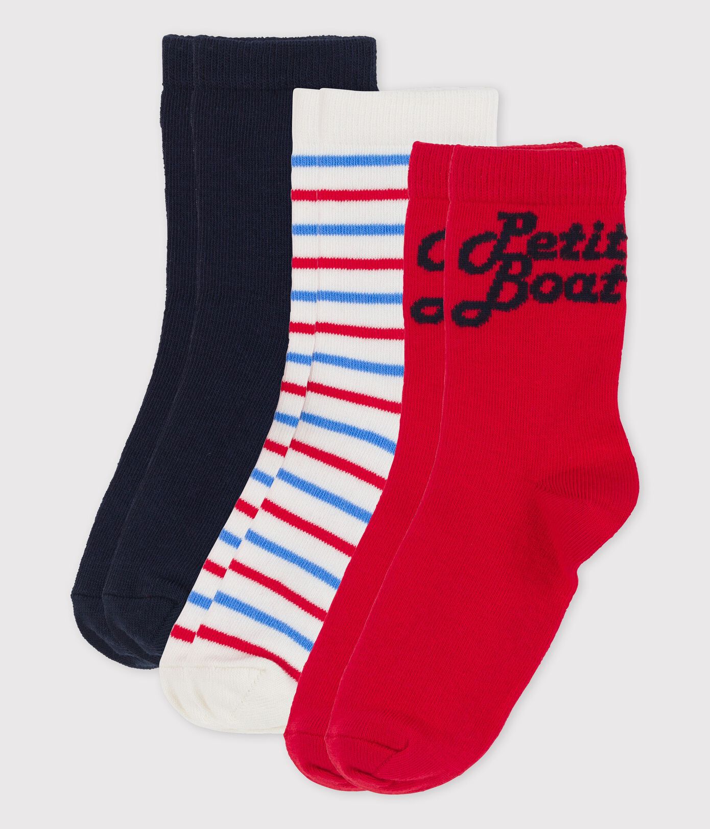 Lot de 3 paires de chaussettes enfant garçon