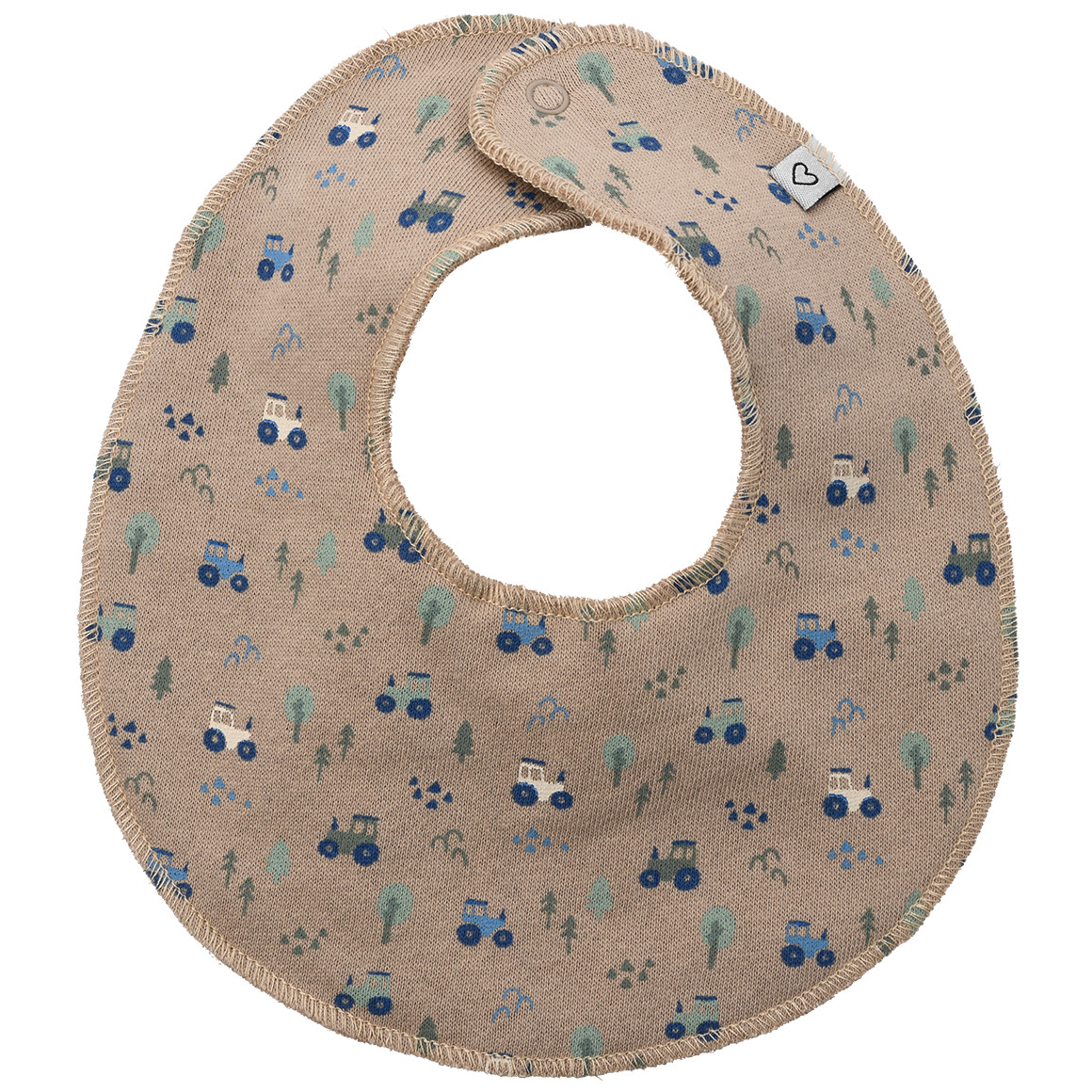 Topomini Baby Bandana mit Print taupe