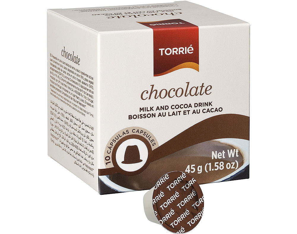 CÁPSULAS TORRIÉ CHOCOLATE SOLÚVEL 10UN