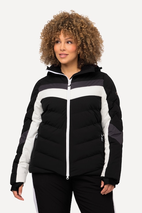Performancejacke, wasserdicht, Schneefang, 2-Wege-Zipper