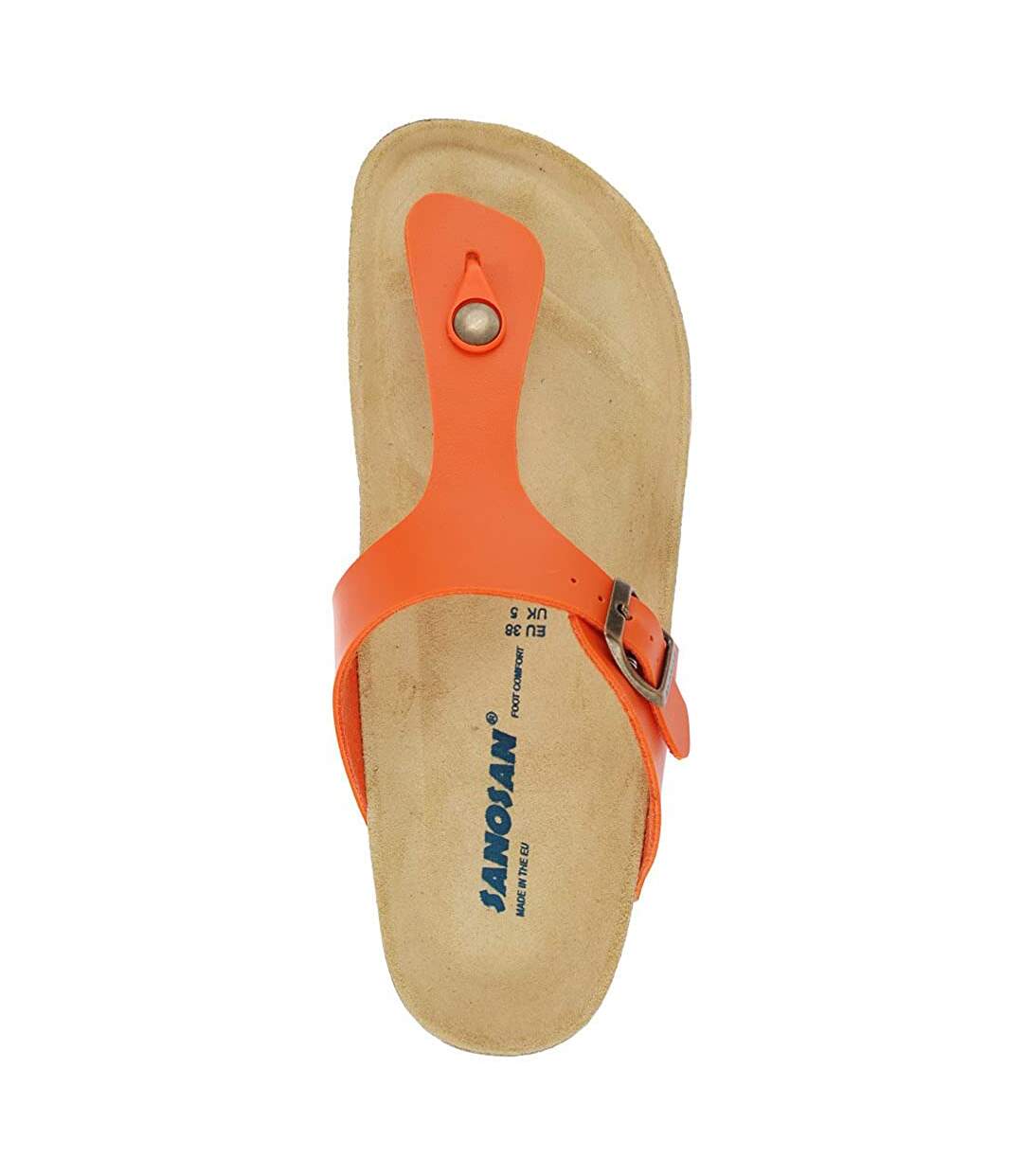 Sanosan - Sandales GENEVE SANO - Femme (Orange / Marron) - UTBS3048