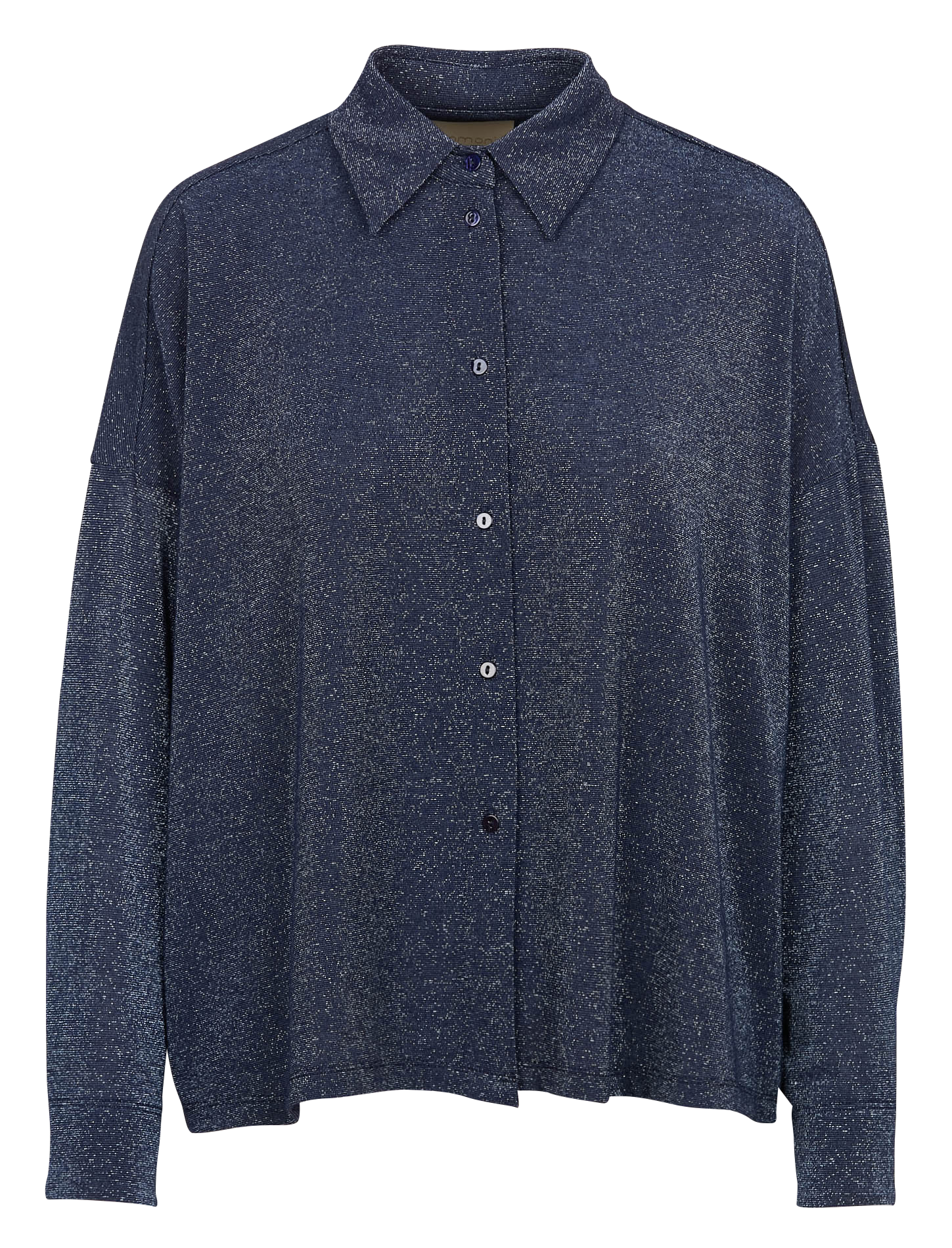 ODA - Chemise droite métallisé| Bleu