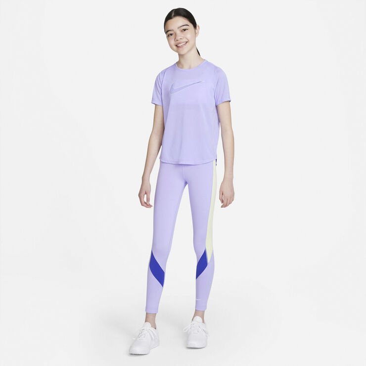 Nike Dri Fit One Traenings T Shirt Lilla