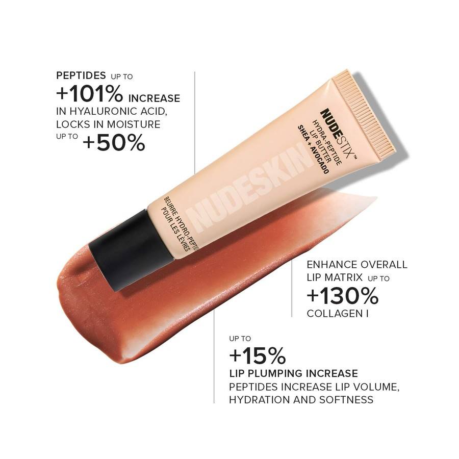 Nudestix Hydra-Peptide Lip Butter Dolce Nude Caramel 10ml