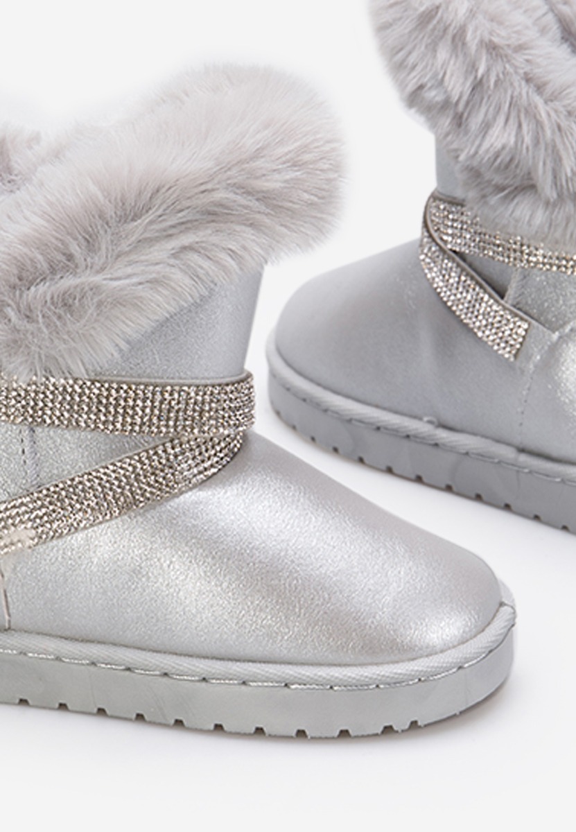 Bottes pour filles argent Catamarcia