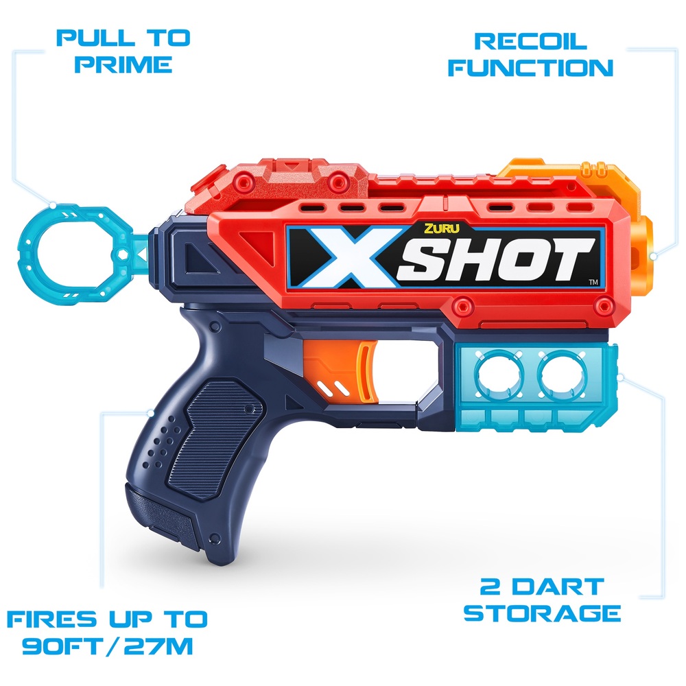 XSHOT Excel Kickback 2er-Pack (24 Darts) von ZURU