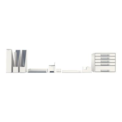 Leitz WOW - Porte-revues blanc/gris