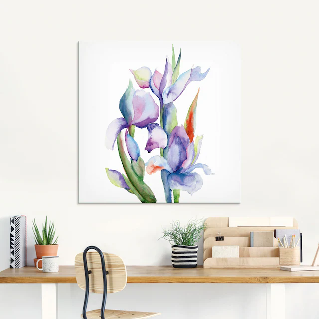 Artland Glasbild »Iris« Blumen 1 Stk. tlg. in verschiedenen Grössen