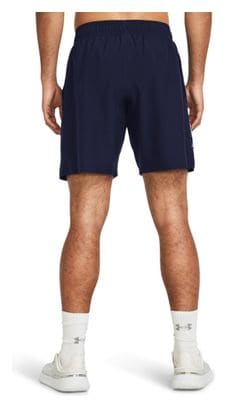 Short Under Armour Woven Wordmark Bleu Homme