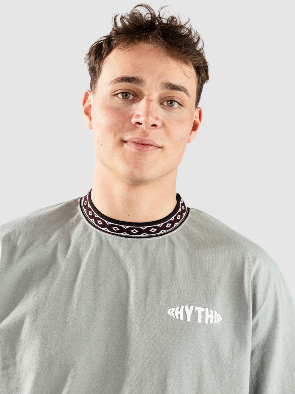 Rhythm Contrast T-Shirt teal