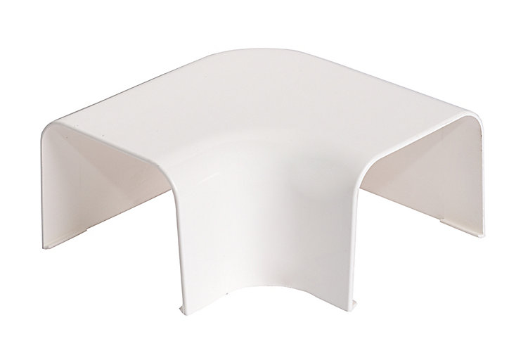 Coude plat 90° HBH pour goulotte 80 x 60 mm spécial climatiseur fixe