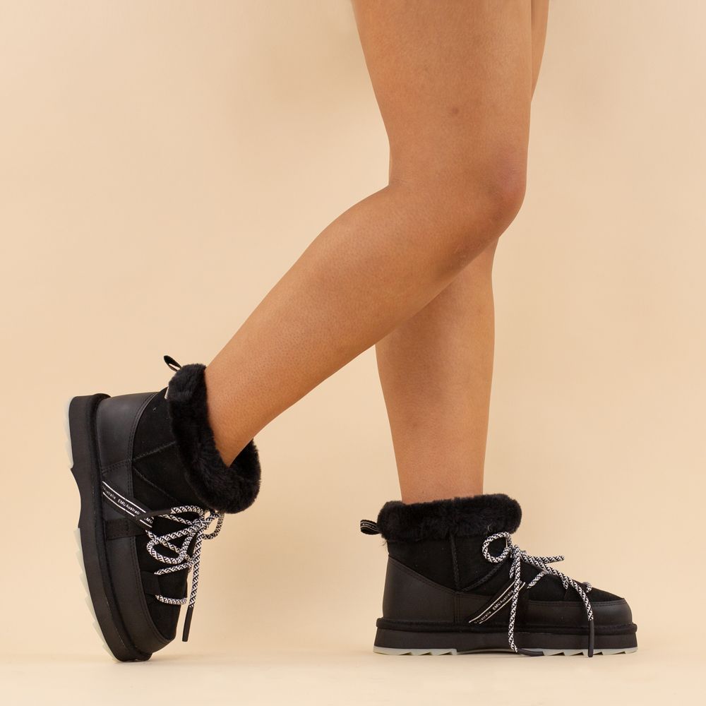 EMU boots Blurred Micro Black