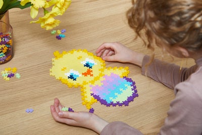 Plus-Plus Puzzle By Numbers Chick Byggesett 250 Deler