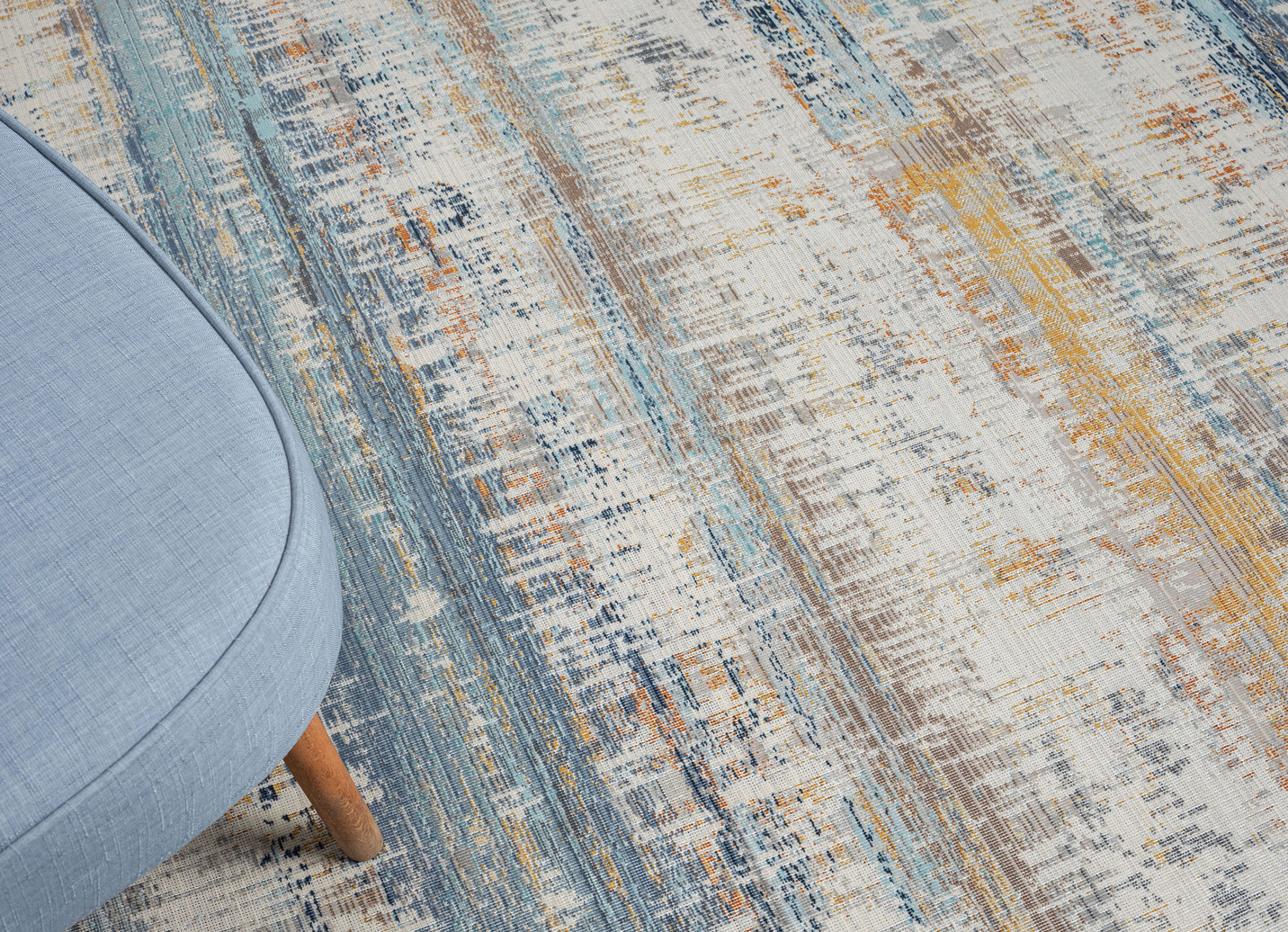 Robuster Teppich im modernen Used-Look