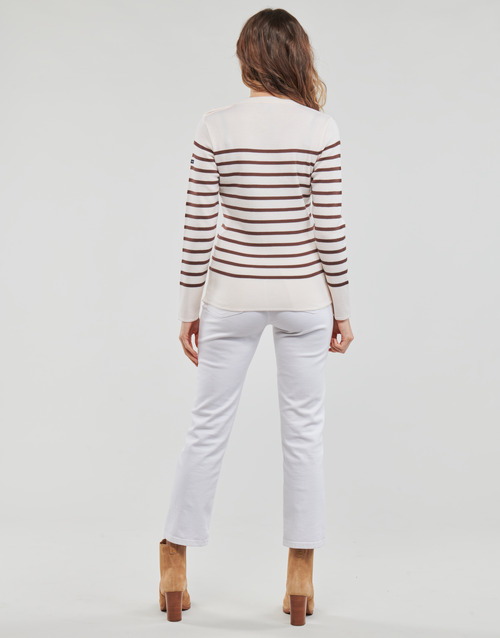 Armor Lux - PULL MARIN BRIAC - Blanc / Marron