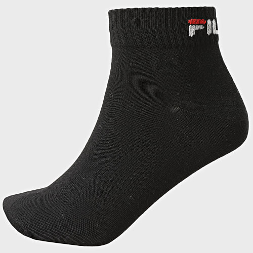 Lot De 3 Paires De Chaussettes Calza F9300 Noir Blanc Gris Chiné
