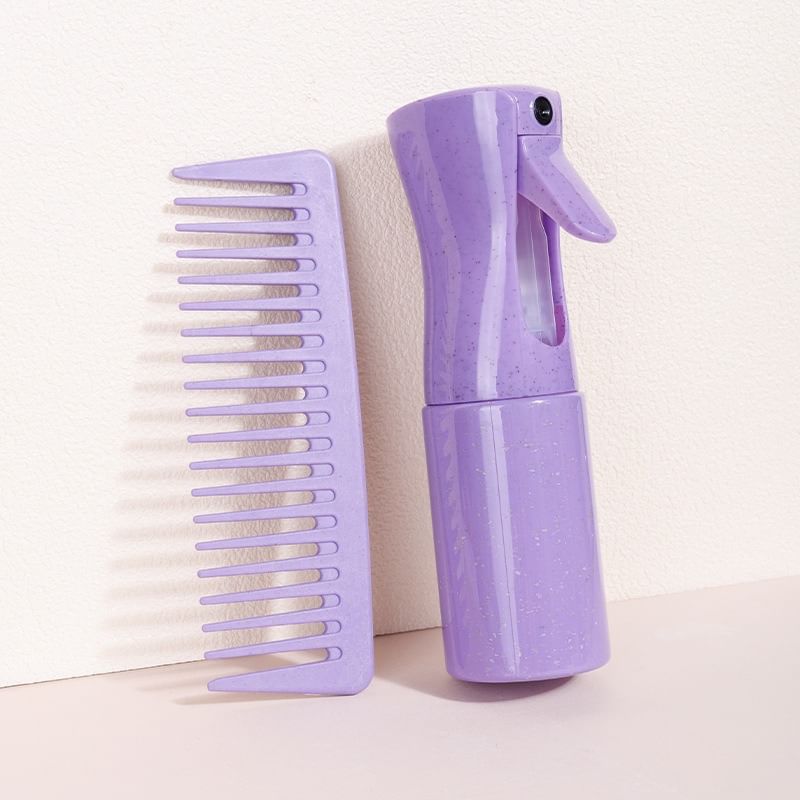 Fondes - Haarkam / Haarborstel / Sprayfles / Hoofdhuidmassager / Set