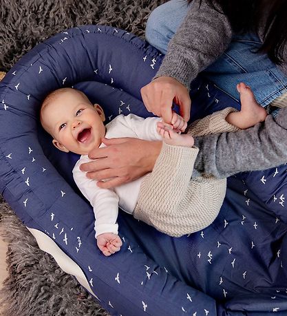 Voksi Babynestchen Premium - Poppy Blue Fliegen
