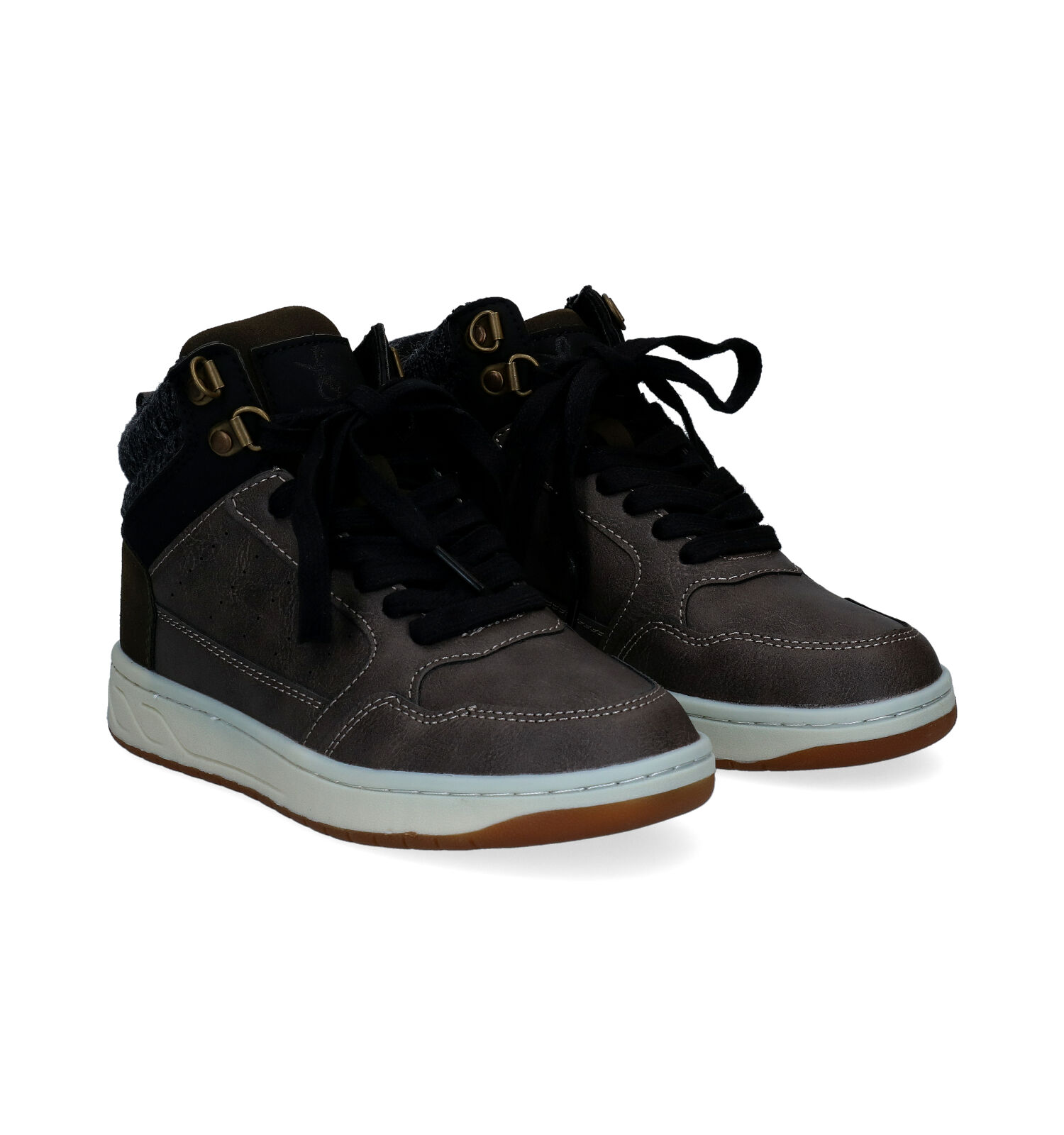 Hoge schoenen bruin